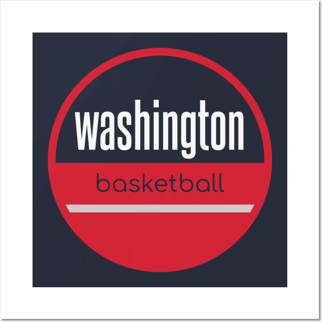 washington basketball Wall Art by BVHstudio